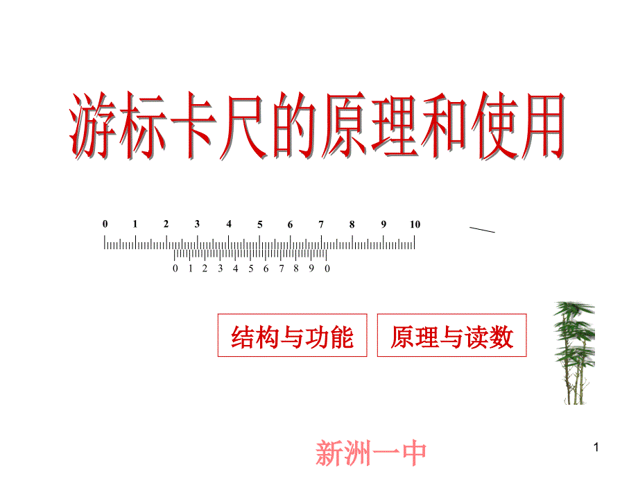 游标卡尺原理和使用 (2)_第1页