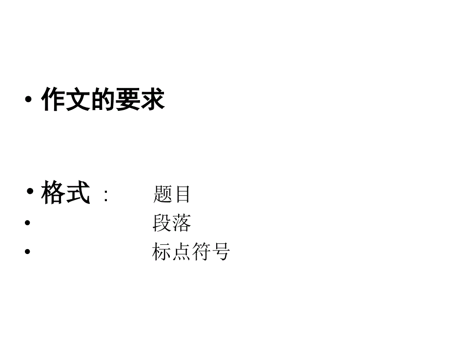 作文的要求：格式_第1页