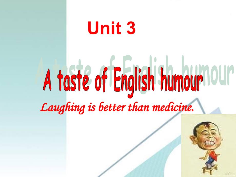 优质课-a-taste-of-english-humor_第1页