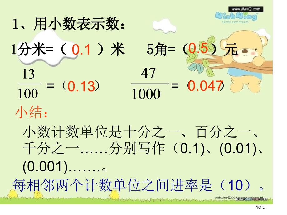 用小数表示数市公开课金奖市赛课一等奖课件_第1页