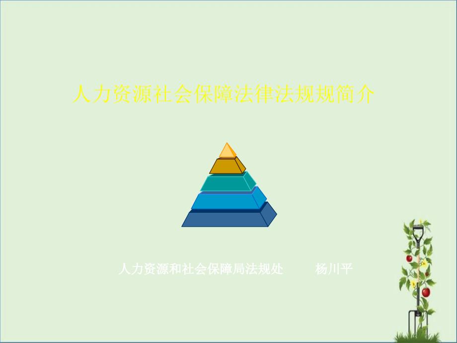 人力资源和社会保障法律法规简介_第1页