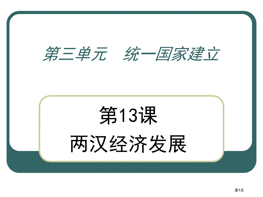 七年级历史两汉经济的发展市公开课金奖市赛课一等奖课件_第1页