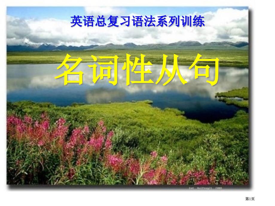 英语总复习语法系列训练市公开课金奖市赛课一等奖课件_第1页