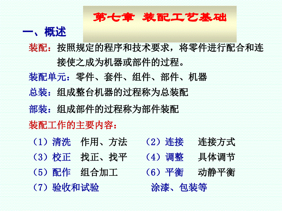 第七章机器装配工艺基础_第1页