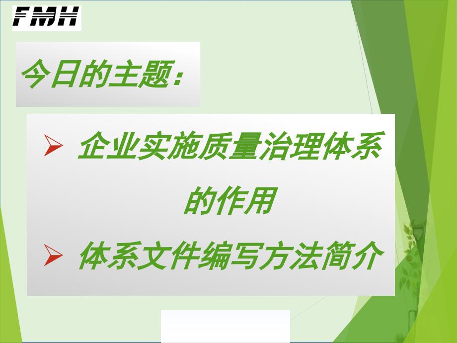 企业实施质量管理体系的作用与文件编写资料_第1页