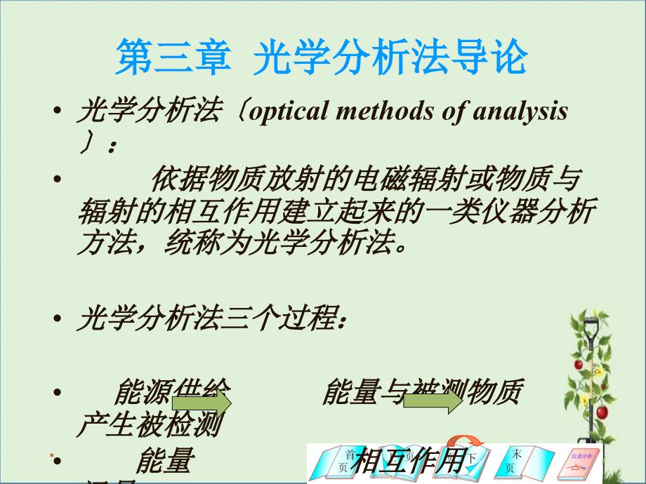 仪器分析教案第三章光学分析导论1课件_第1页