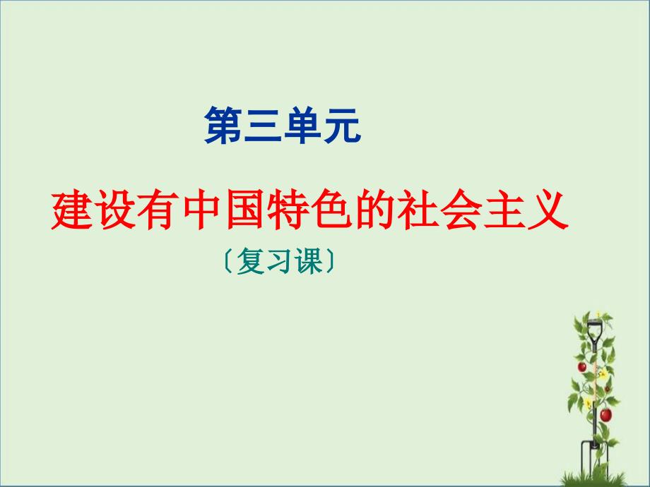 八年级下册历史第三单元复习课件_第1页