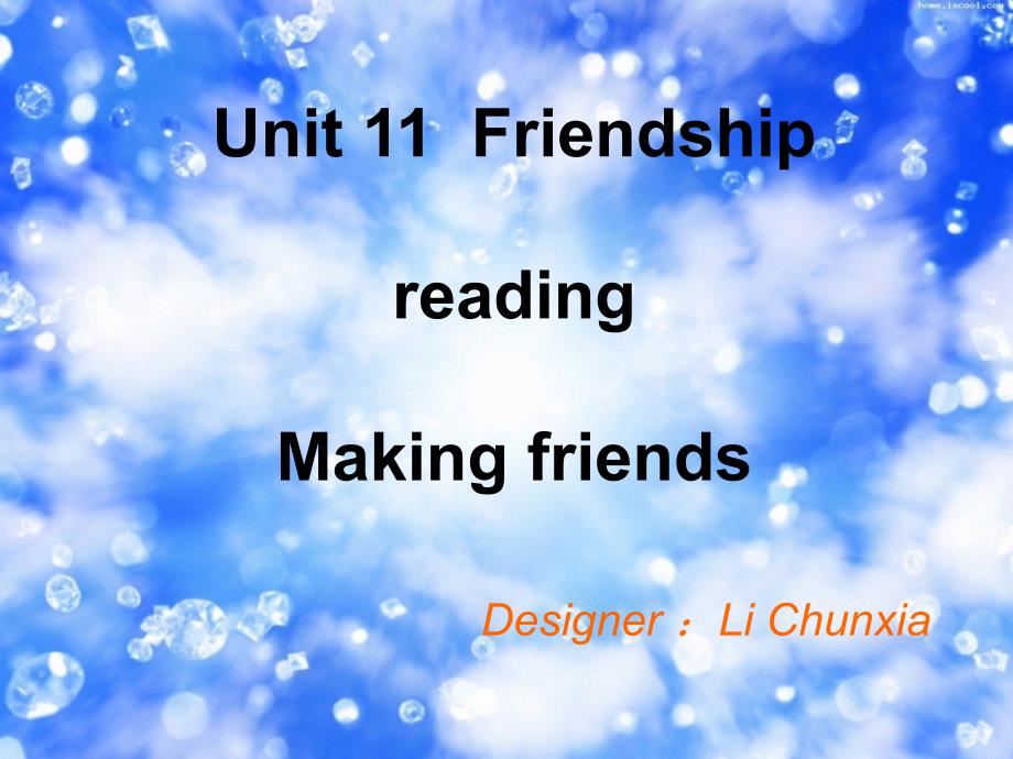 职中语文版英语Unit-11-Friendship_第1页