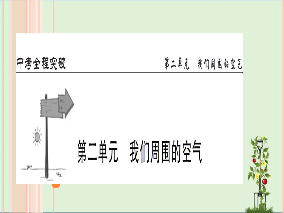 2018届中考化学(人教版)总复习教材过关课件：第二单元-我们周围的空气-(共44张PPT)_第1页