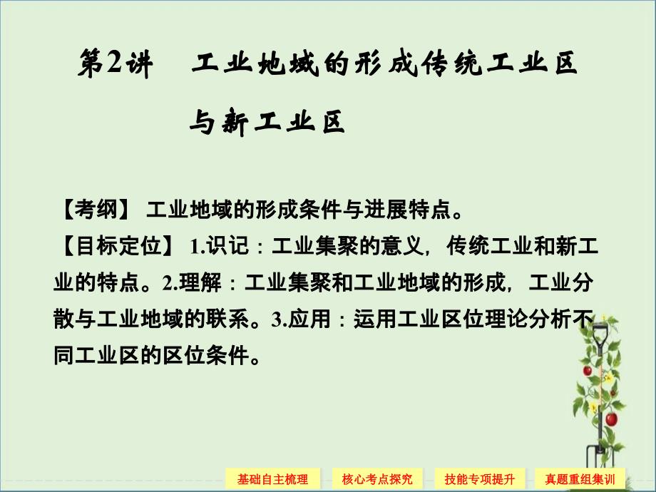 2017高考一轮复习工业地域的形成传统工业区与新工业区资料_第1页