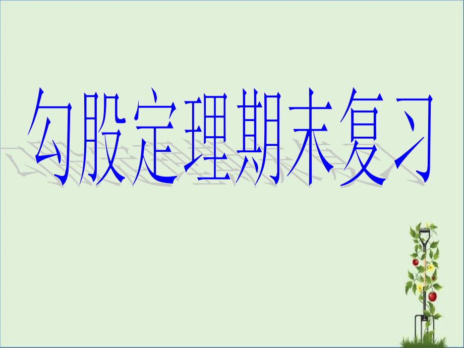 勾股定理复习课课件模板_第1页