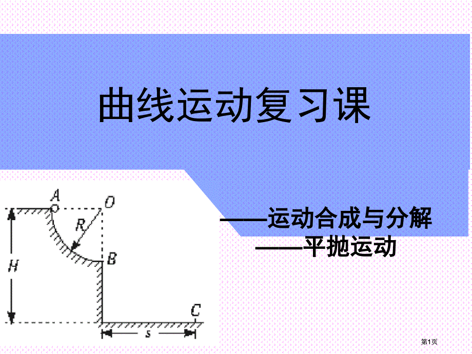 曲线运动复习课市公开课金奖市赛课一等奖课件_第1页