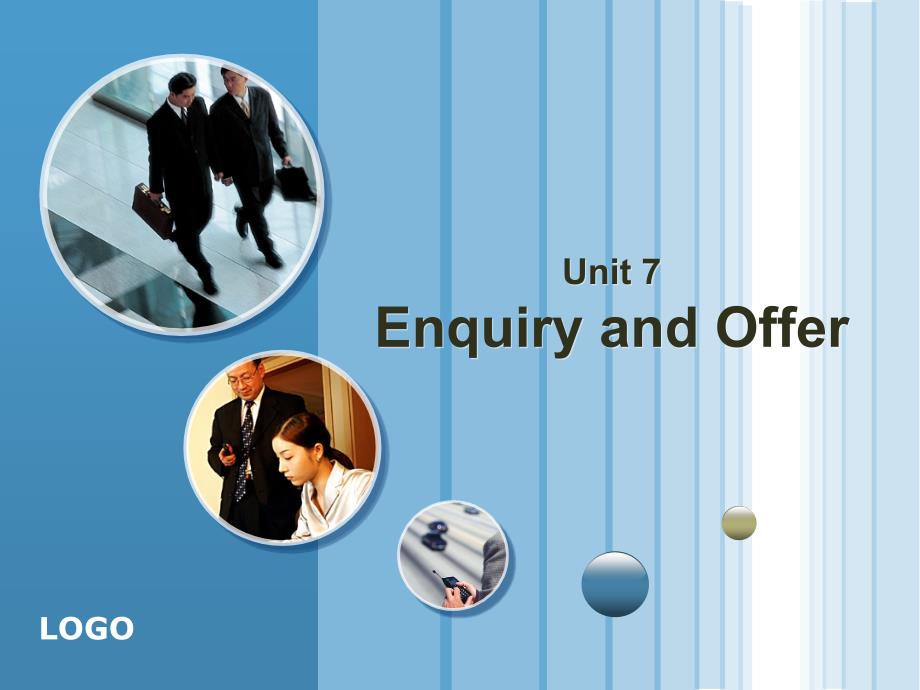 实用商务英语听说第三册Unit 7 Making Enquiry and Offer_第1页