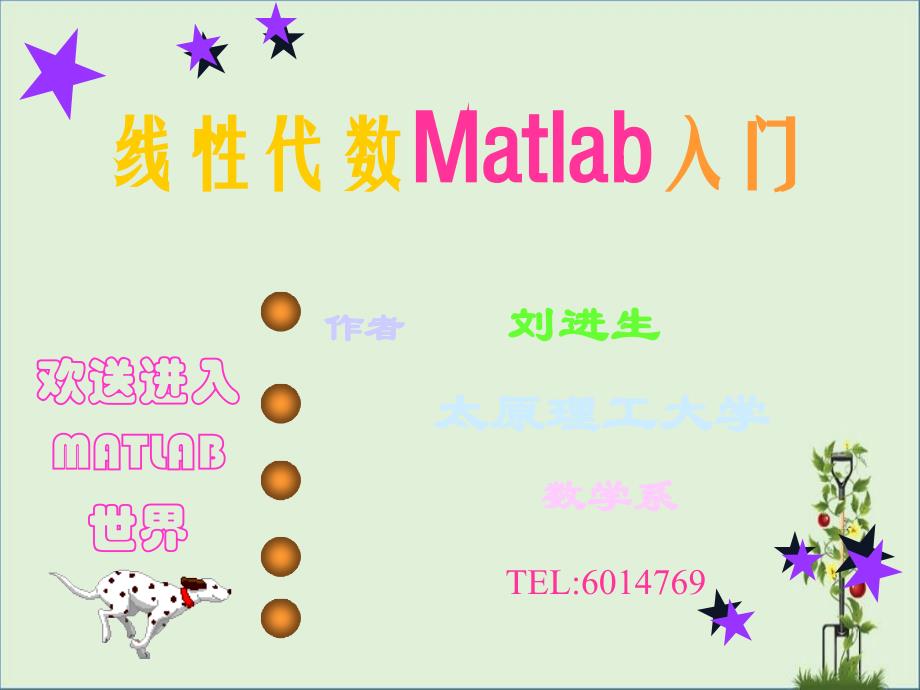 Matlab线性代数入门_第1页