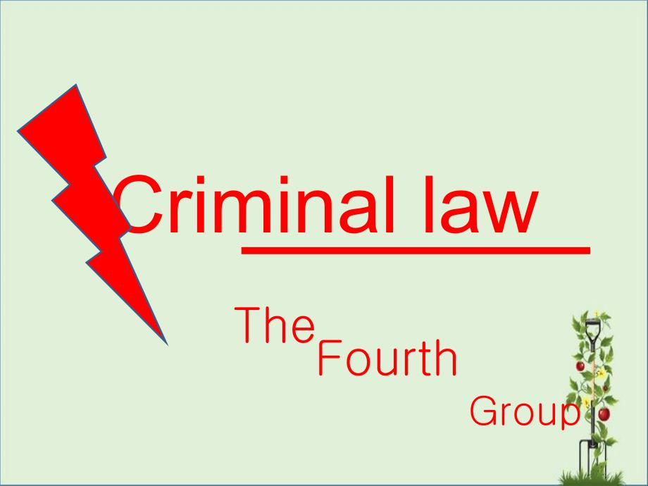 Criminal-law法律英语刑法PPT_第1页