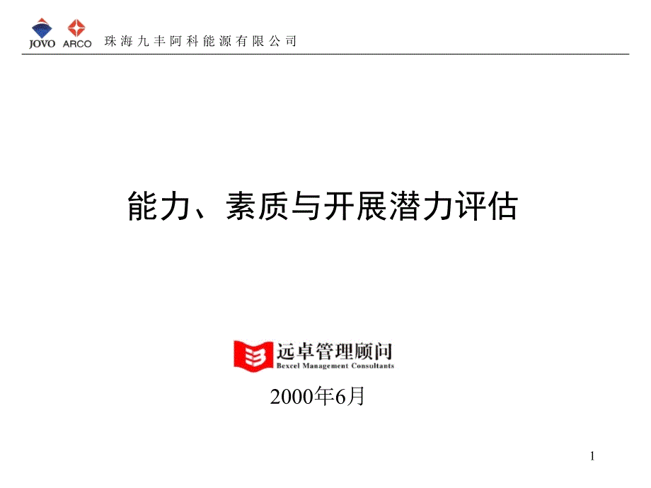 远卓-人力资源模版库-员工能力与素质评估009_第1页