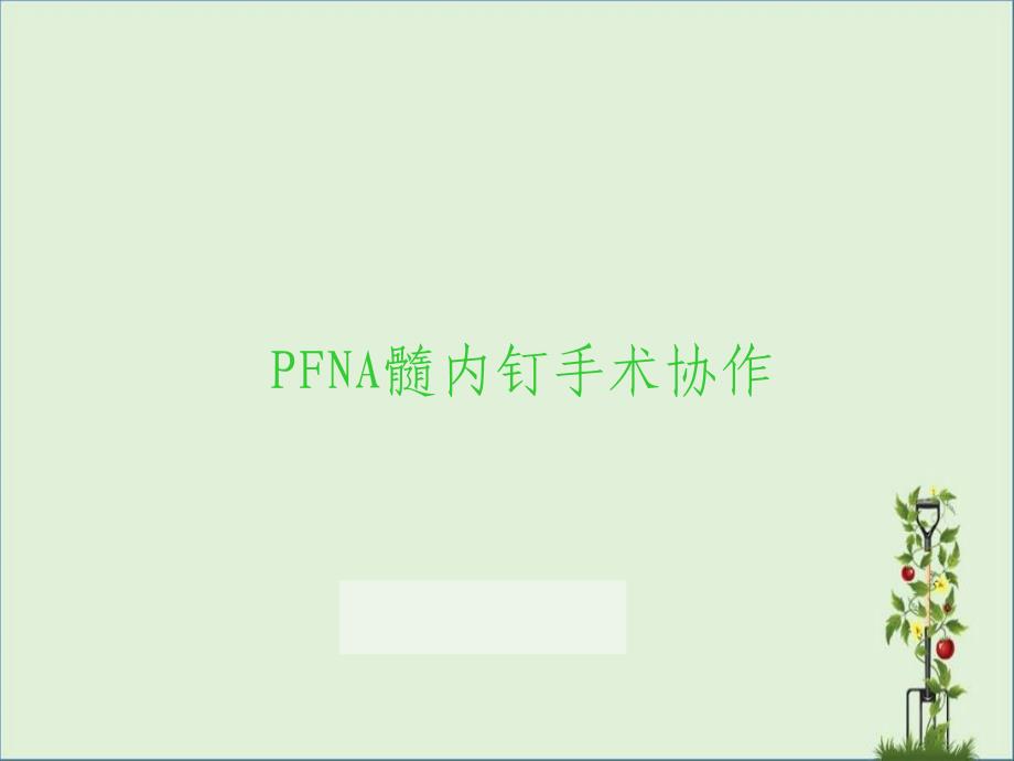 PFNA髓内钉手术配合护理查房_第1页