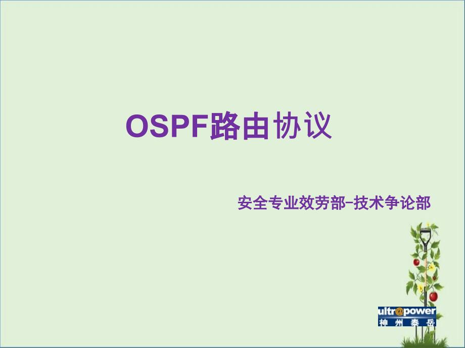 OSPF路由協(xié)議_第1頁