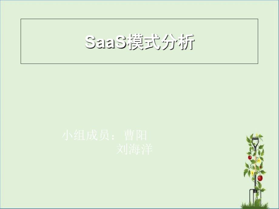 SaaS模式分析_第1页