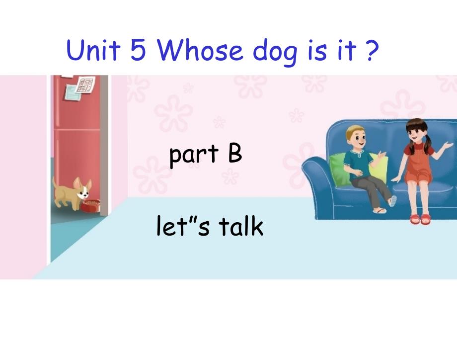 pep-五年级下册-unit5-part-B-let's-talk_第1页