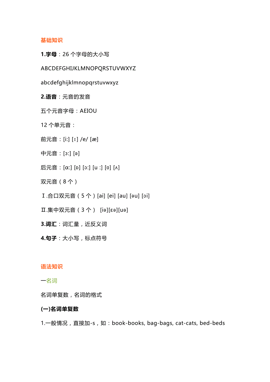 小學(xué)英語1-6年級基礎(chǔ)知識鞏固_第1頁