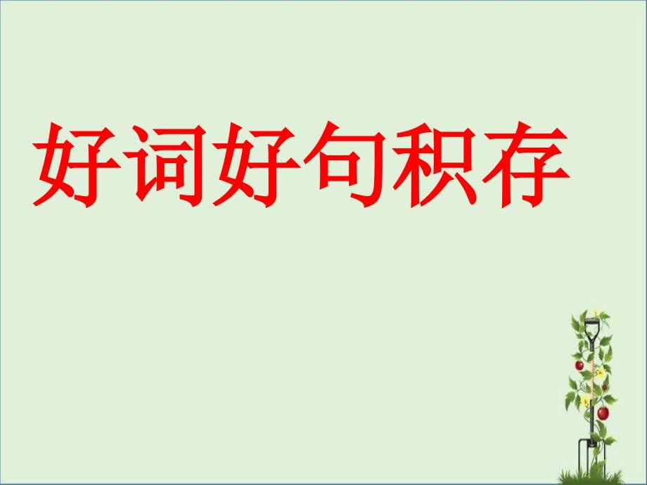 三年级语文上册好词好句积累模板_第1页