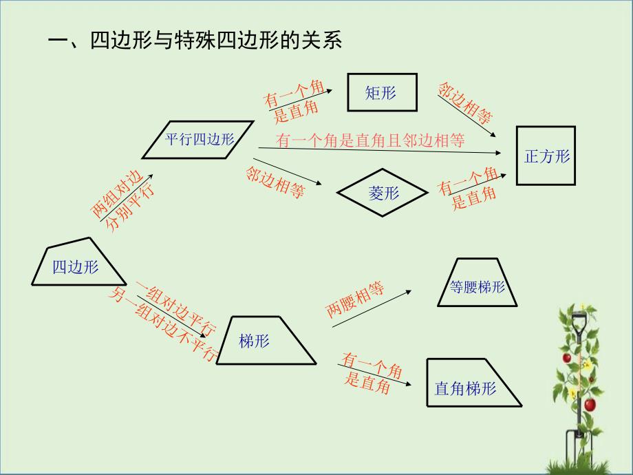 一-四边形与特殊四边形的关系_第1页