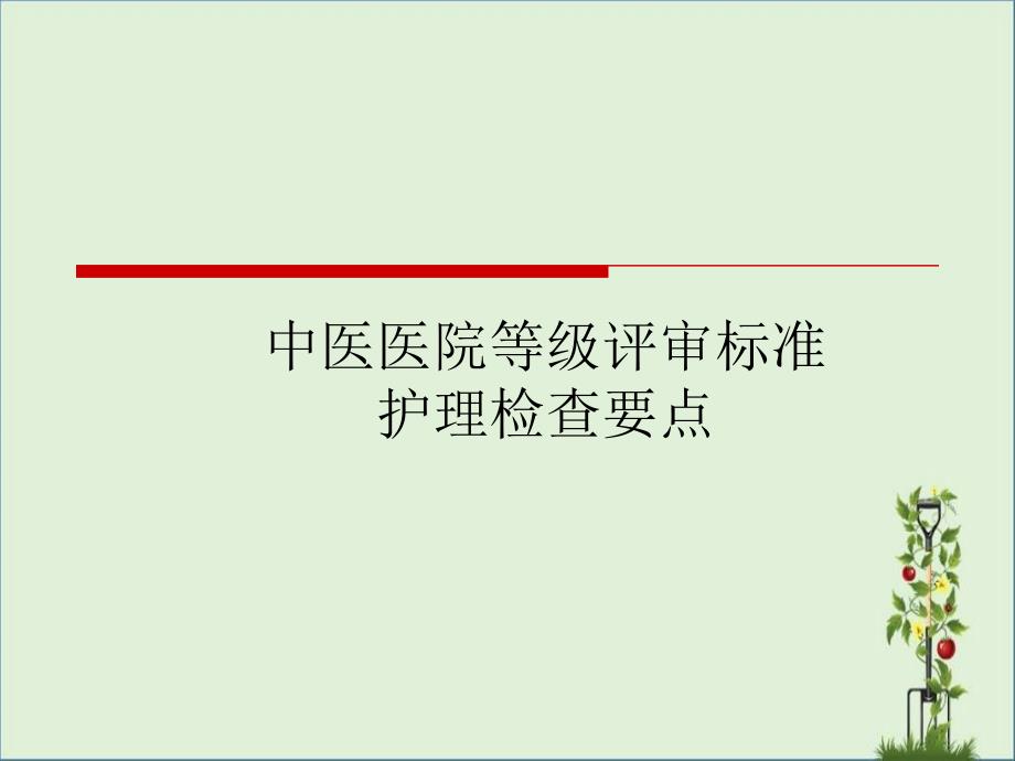 中医院二甲等级评审护理部分、课件_第1页