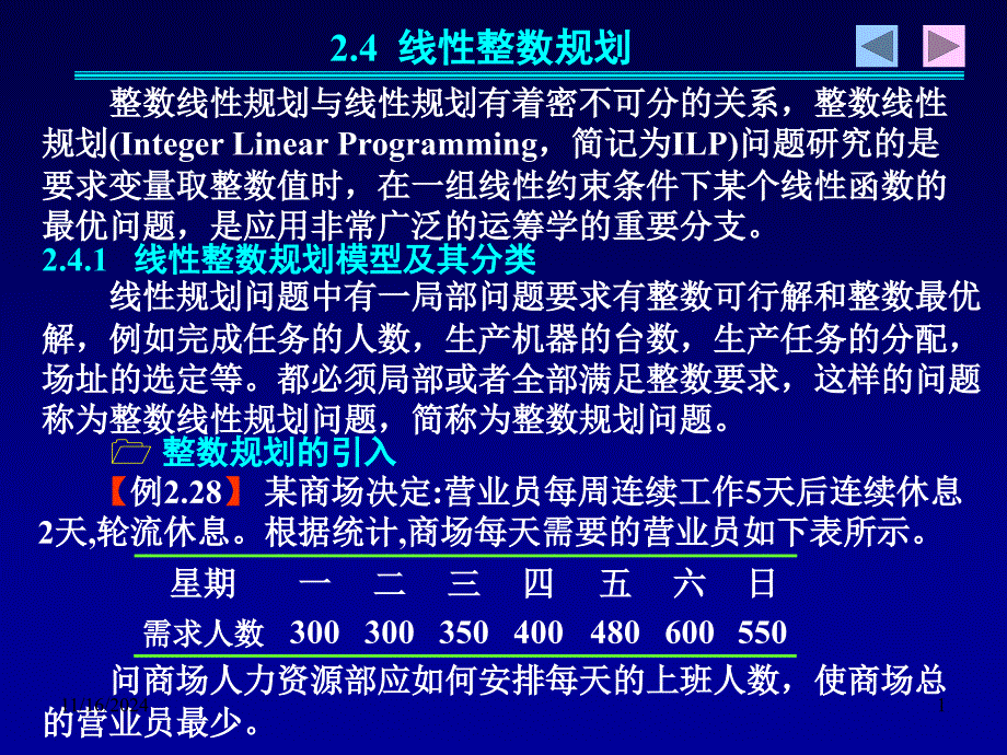 物流运筹学郝海熊德国chap2-线性规划5-24线性整数规划_第1页