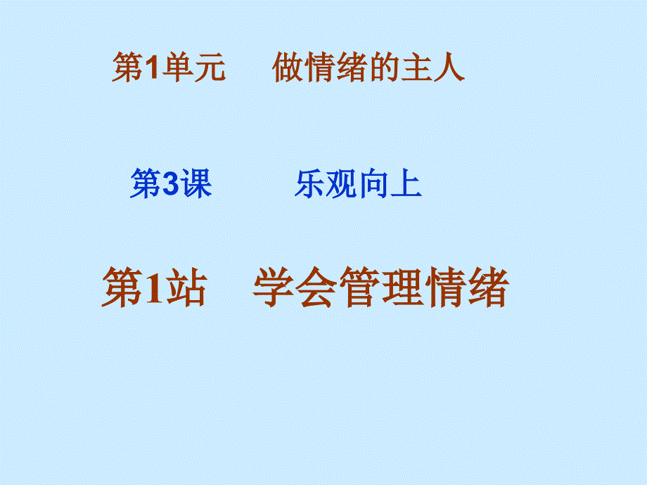 学会管理情绪.ppt_第1页