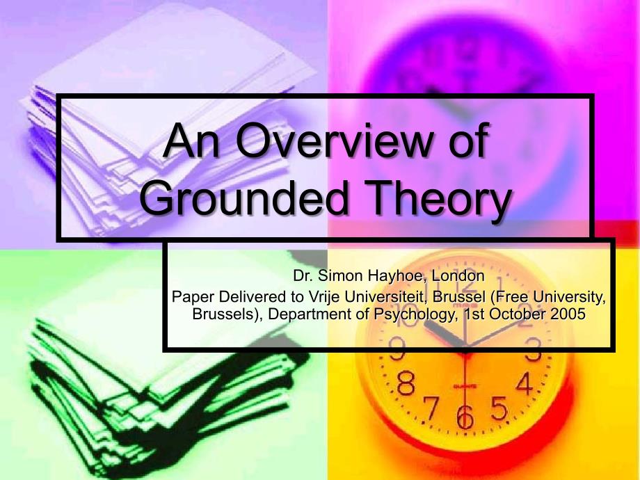 An Introduction to Grounded Theory_第1页