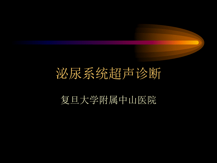 泌尿系统超声诊断_第1页