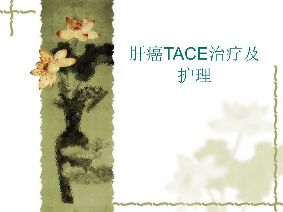 肝癌TACE治疗及护理_第1页