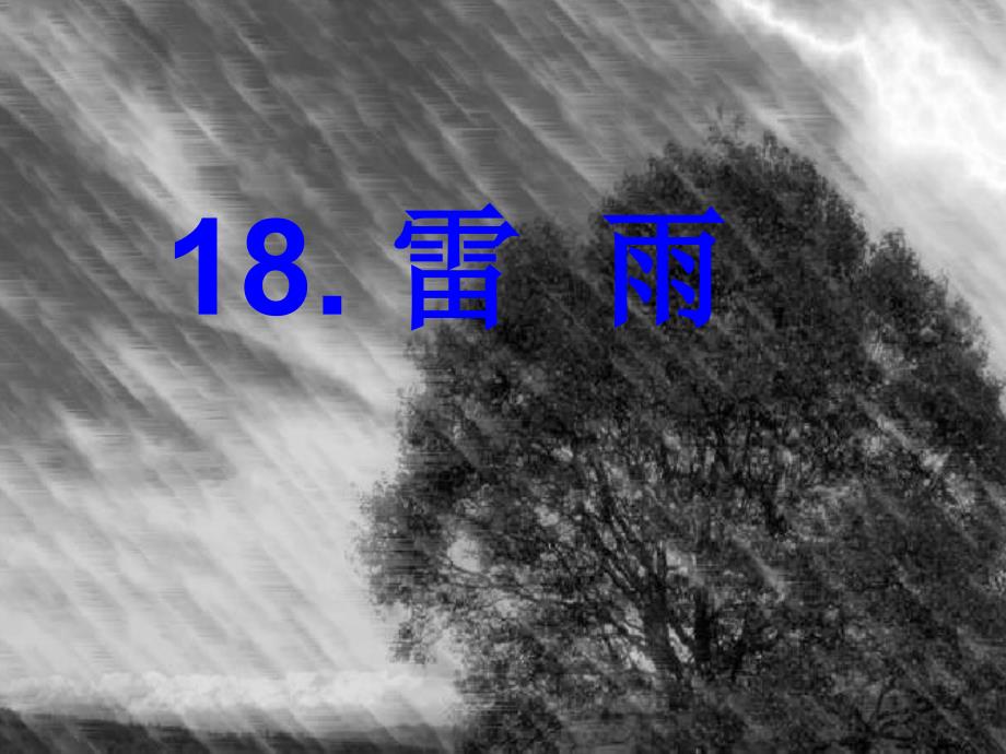 部编版二年级下册16《雷雨》新课标_第1页