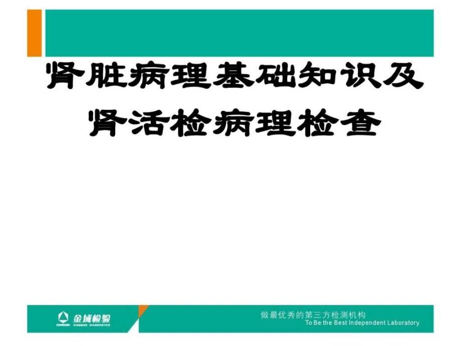 肾活检病理检查及肾脏病理基础知识图文.ppt_第1页