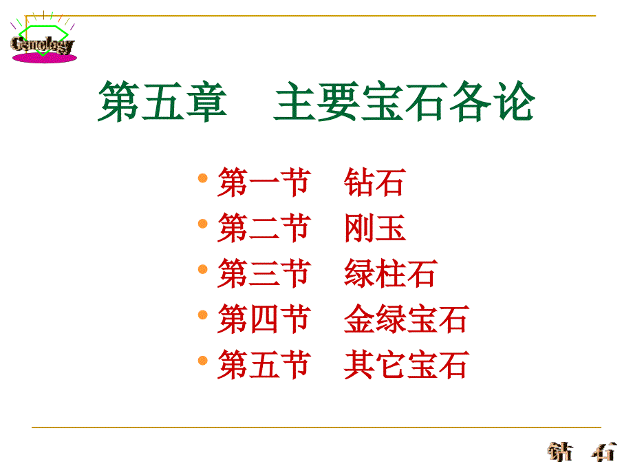 宝石赏析与鉴定基础模板课件_第1页