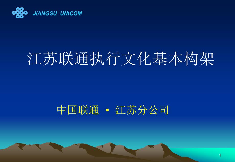 江苏联通执行文化基本构架_第1页