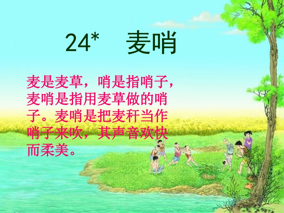 24、麦哨(教育精品)_第1页