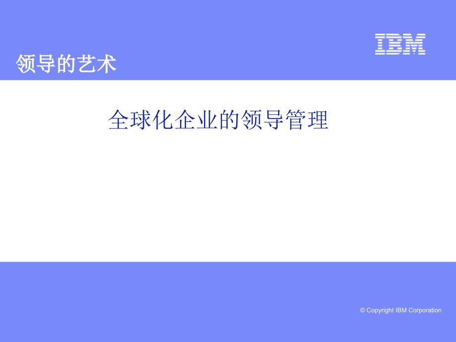 ibm领导艺术_第1页