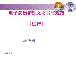 2017電子病歷護(hù)理文件書寫規(guī)范