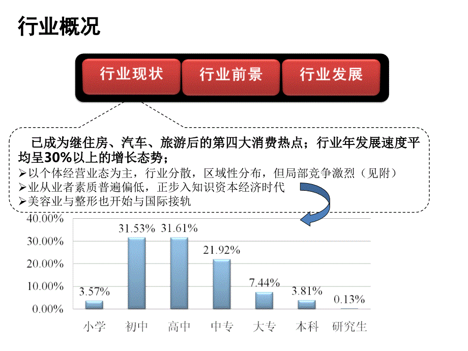 美容美体行业分析课件_第1页