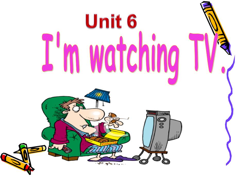 [名校联盟]浙江省杭州市三墩中学七年级英语下册《Unit6I'mwatchingTV》课件（1）_第1页