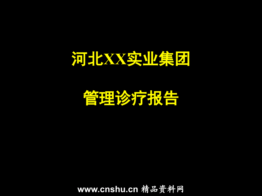 集团管理诊断报告_第1页