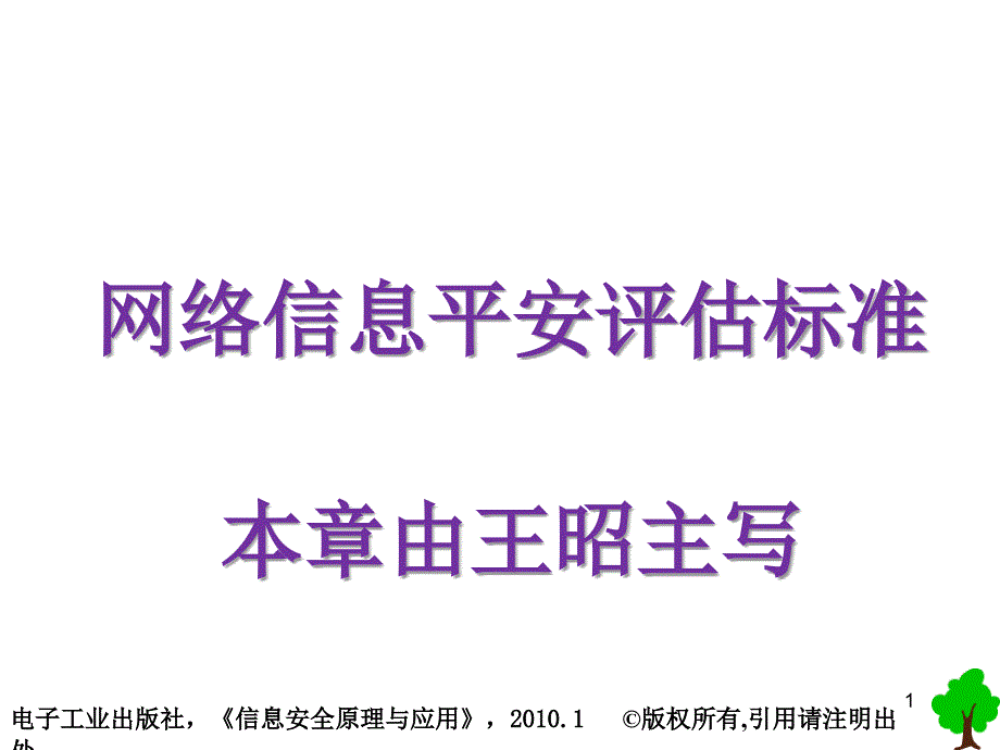 网络信息安全评估标准-课件_第1页