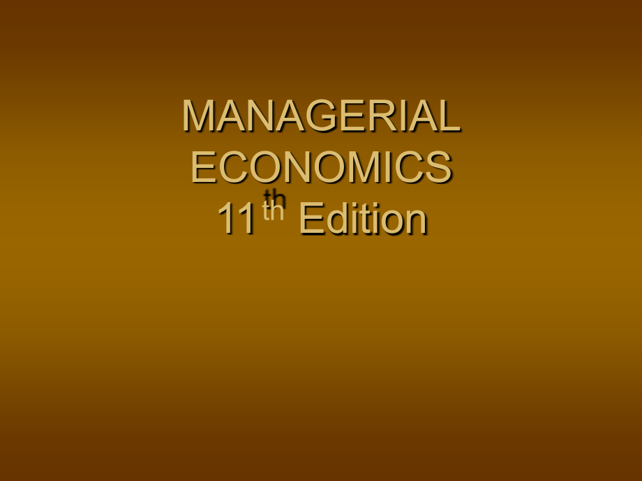 Chapter2-管理经济将学第二章剖析课件_第1页