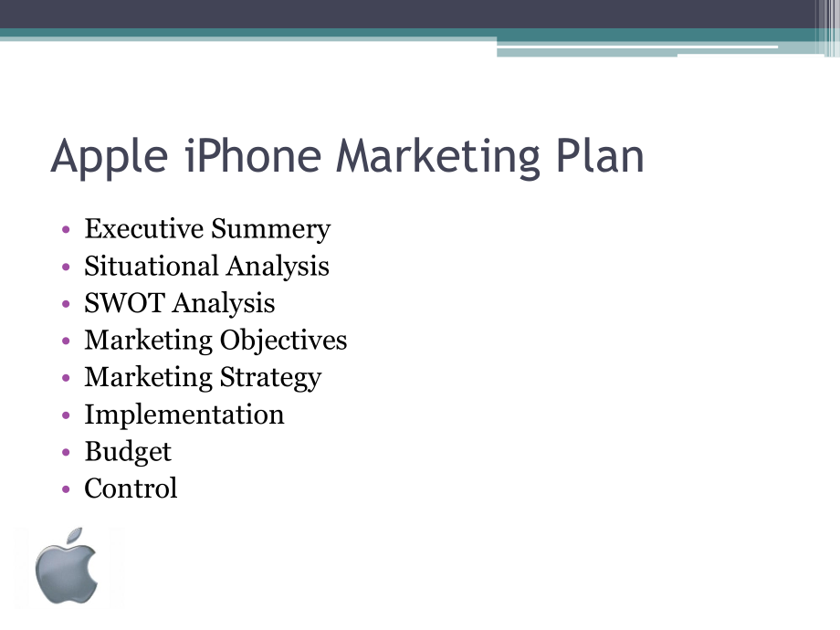 Apple-iPhone-Marketing-Plan-苹果公司销售计划教学课件_第1页