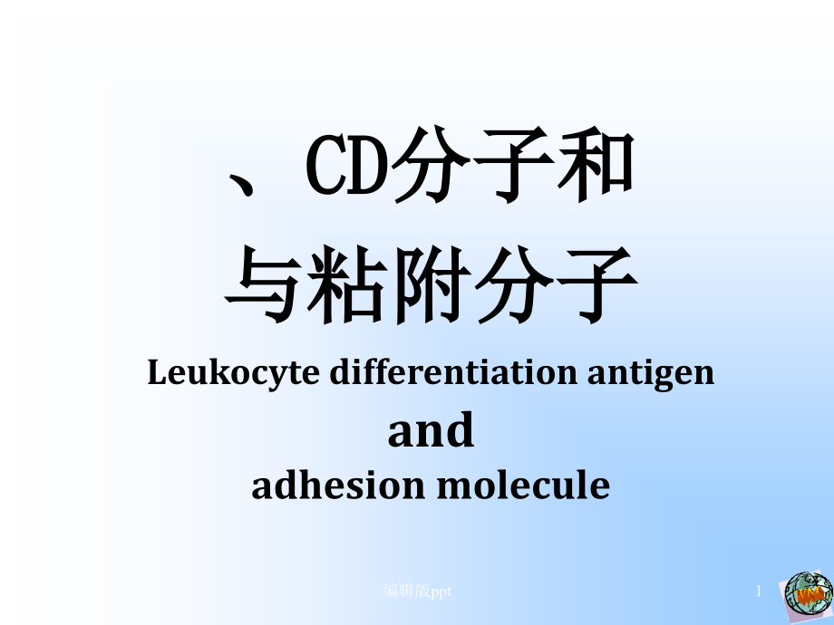 CD分子和与粘附分子课件_第1页
