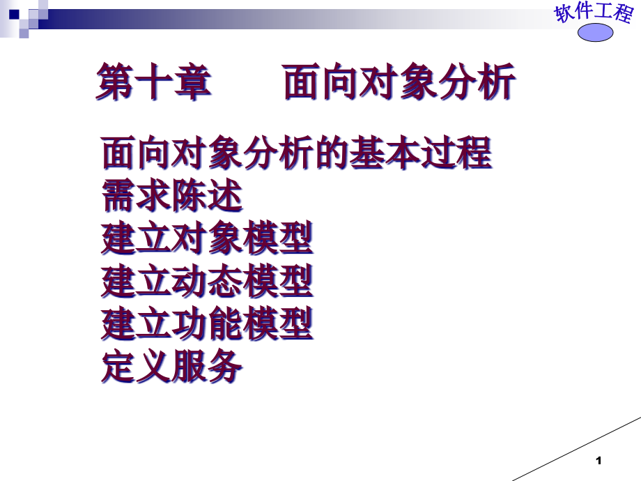 软件工程ppt10面向对象分析课件_第1页