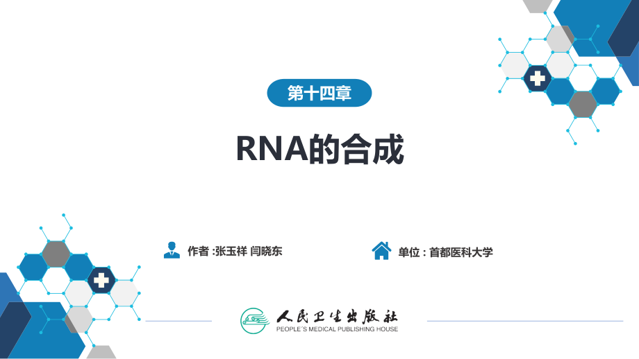 生物化学及分子生物学(人卫第九版)-14-RNA的合成ppt课件_第1页