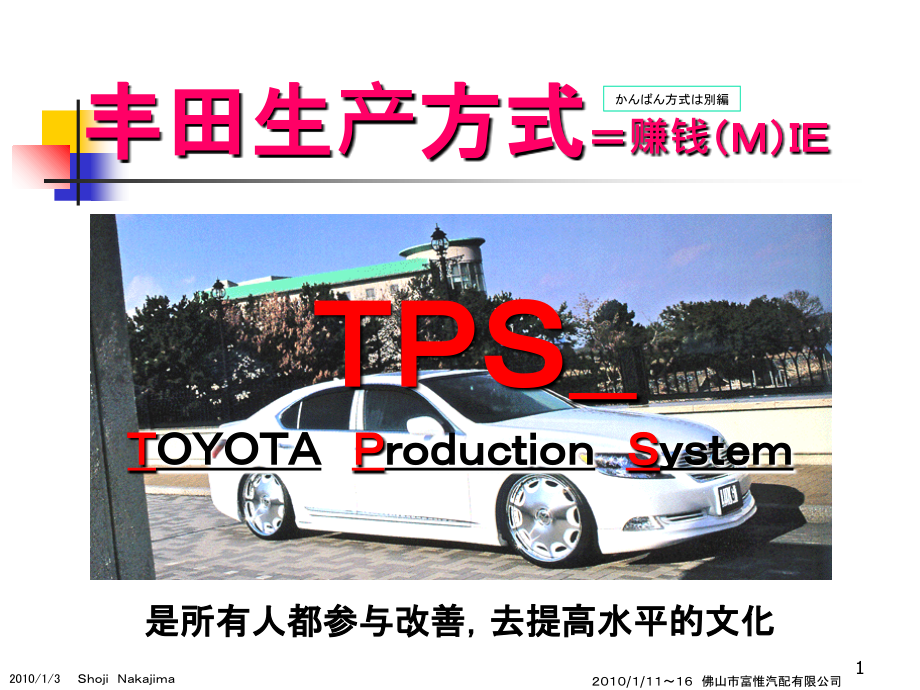 トヨタ生产方式(TPS)(中)课件_第1页